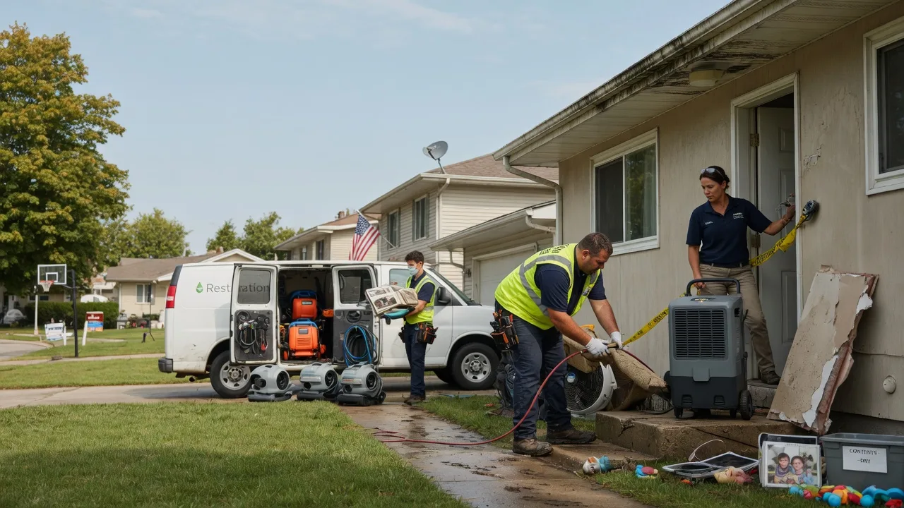 Water Damage Restoration in Blue Grass, IA near me